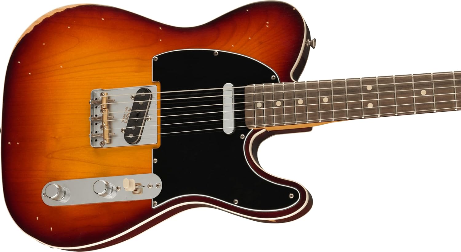 Fender Jason Isbell Custom Telecaster Electric Guitar, 3-Color Chocolate Burst, Rosewood Fingerboard