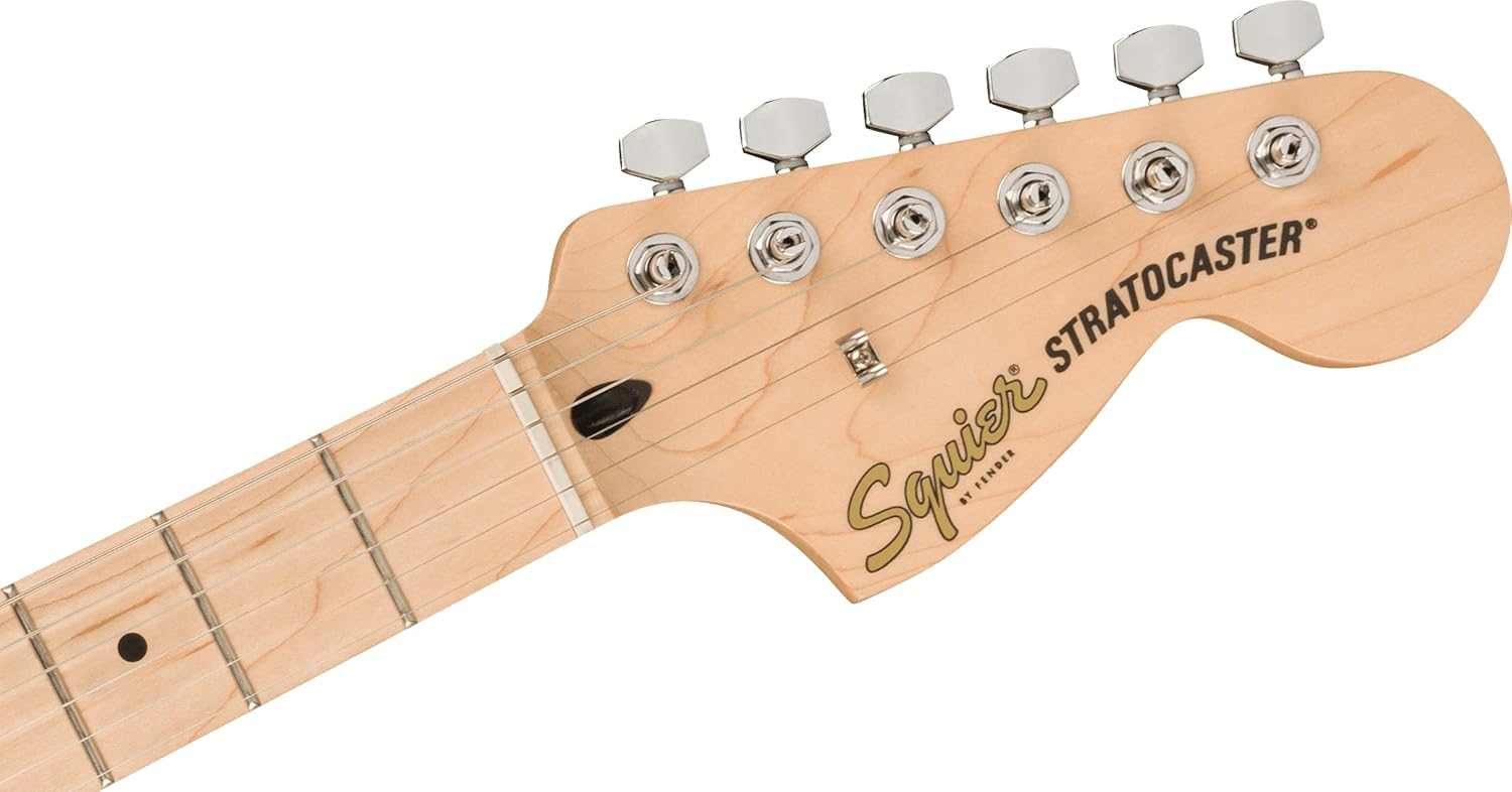 Squier Affinity Series Stratocaster Electric Guitar - Olympic White with Maple Fingerboard