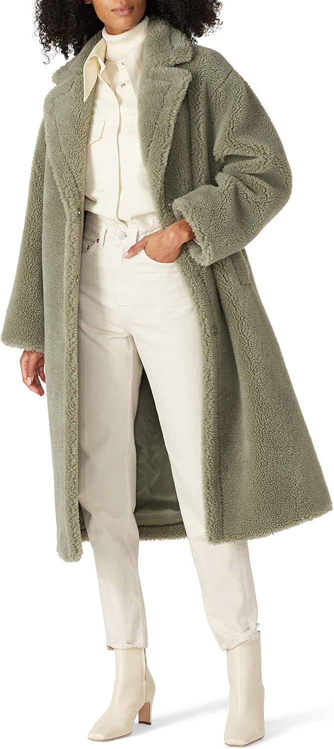 Stand Studio Rent the Runway Pre-Loved Maria Oversized Faux Fur Teddy