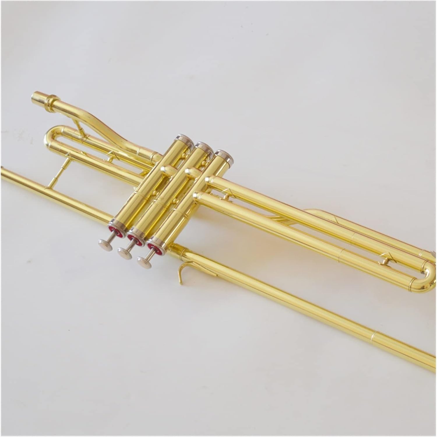 FLFL Student Trombone B-Flat Three-Key Trombone Instrument is Suitable for Beginners' Grade Examination Orchestra Performance