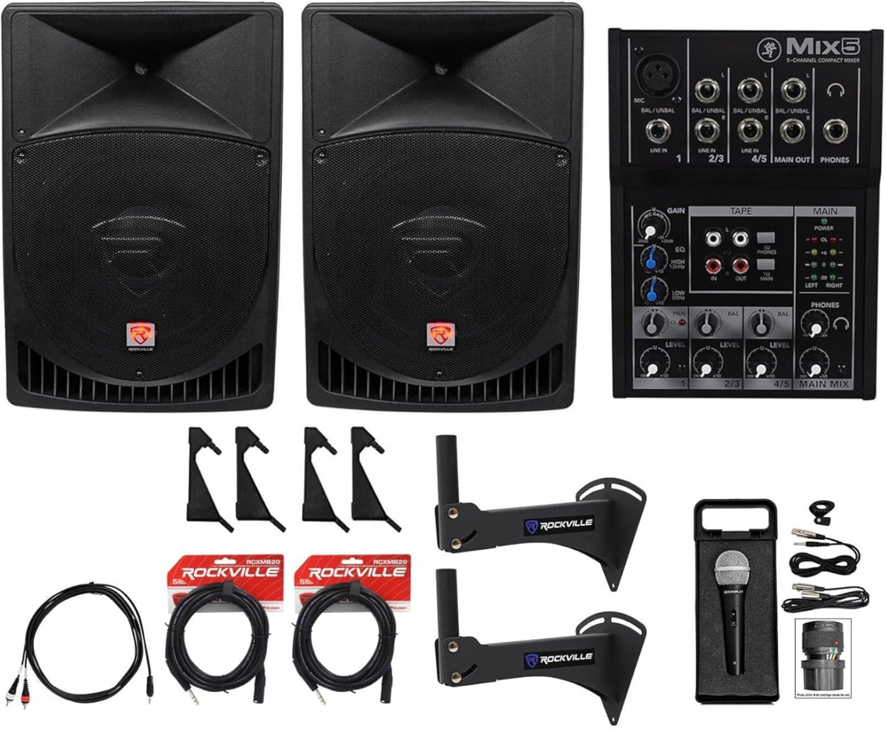 Audiosavings Bundle: (2) Rockville RPG15 15