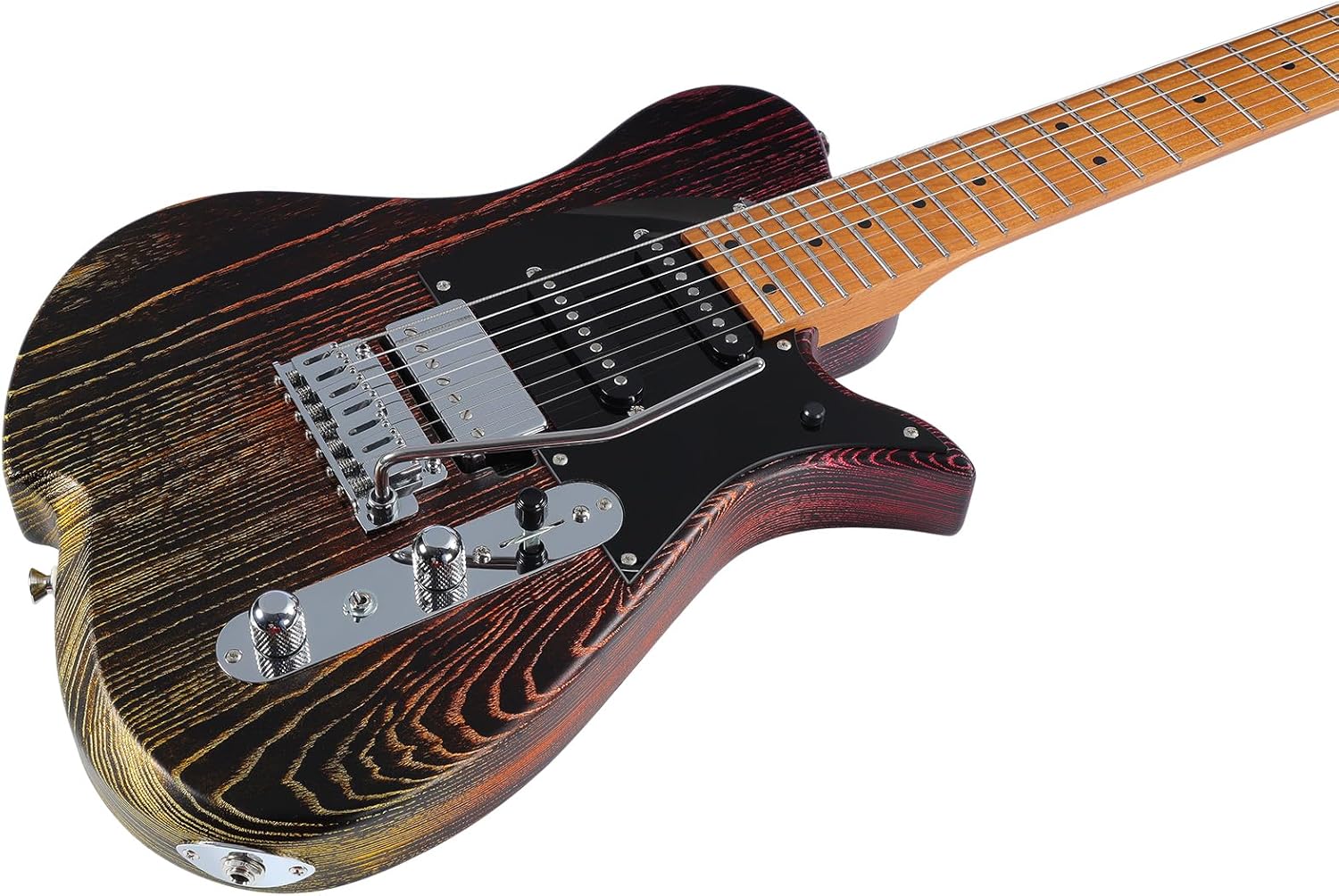 Vola Electric Guitar Vasti 7 PDM J1 OGD Matte Handmade in Japan MIJ Roasted Maple Neck Stainless Steel Frets Gotoh Bridge Gotoh Locking Tuner Signature model 7 Strings Modern C Neck For All Levels