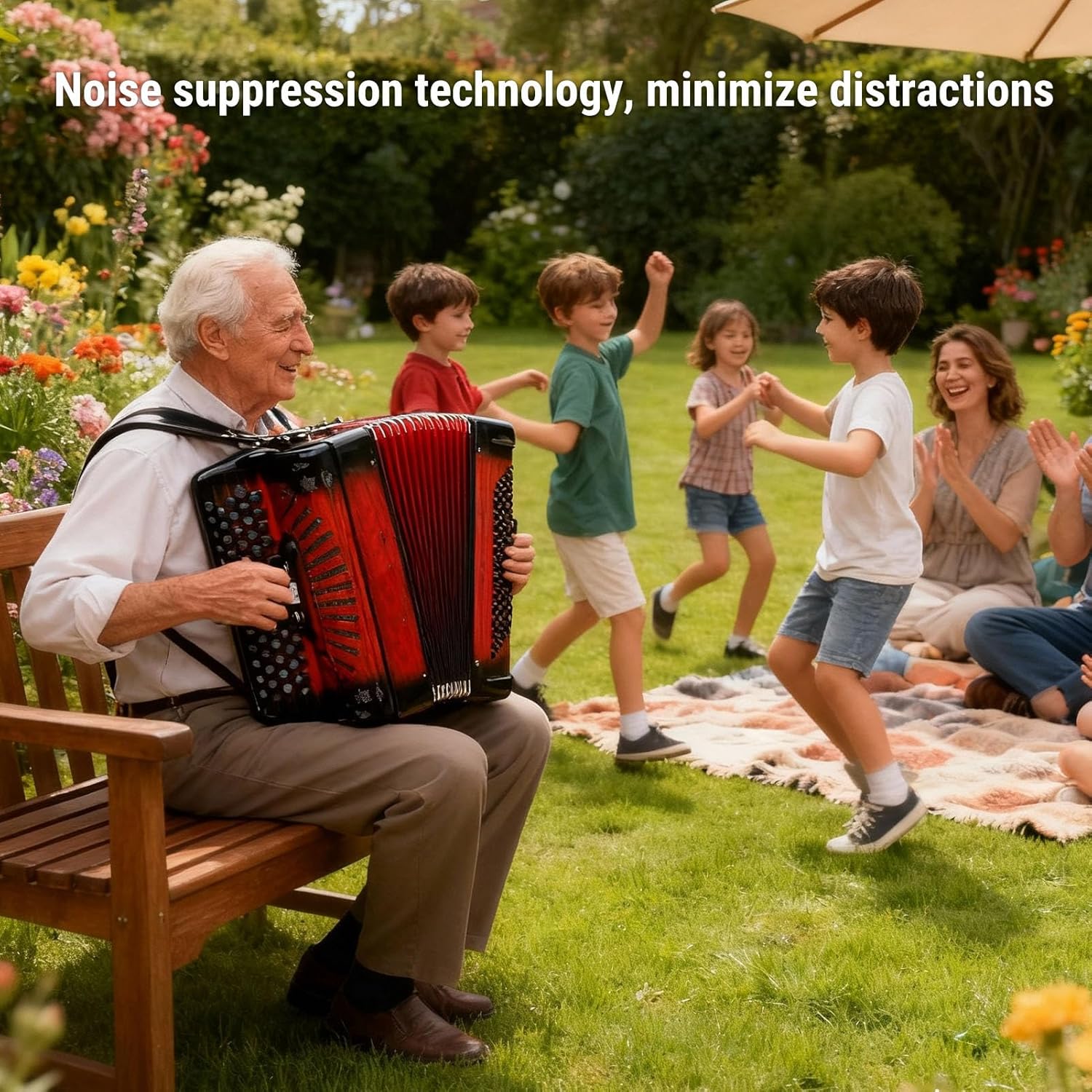 Eujgoov Chromatic 69 Key 96 Bass Accordion F B E Tuning Orange Bundle with Gig Bag Adjustable Straps for Beginners Pros