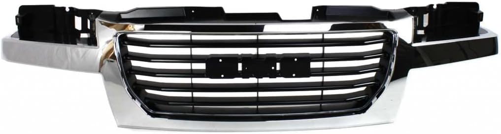 For GMC Canyon Grille Assembly 2004-2012 | Chrome Shell/Black Insert Plastic | GM1200530 | 12335793