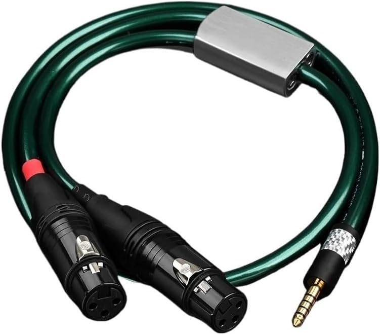 4.4mm Balanced Male to Dual 2xlr 3-pin XLR Audio Adapter(4.4mm to 2xlr Female,1m)