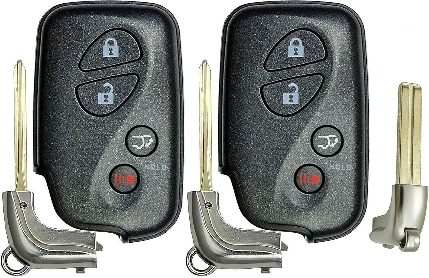 2X New Replacement Proximity Key Fob Remote Compatible with & Fit for Lexus (Read Description) - MPN HYQ14ACX-NN-07