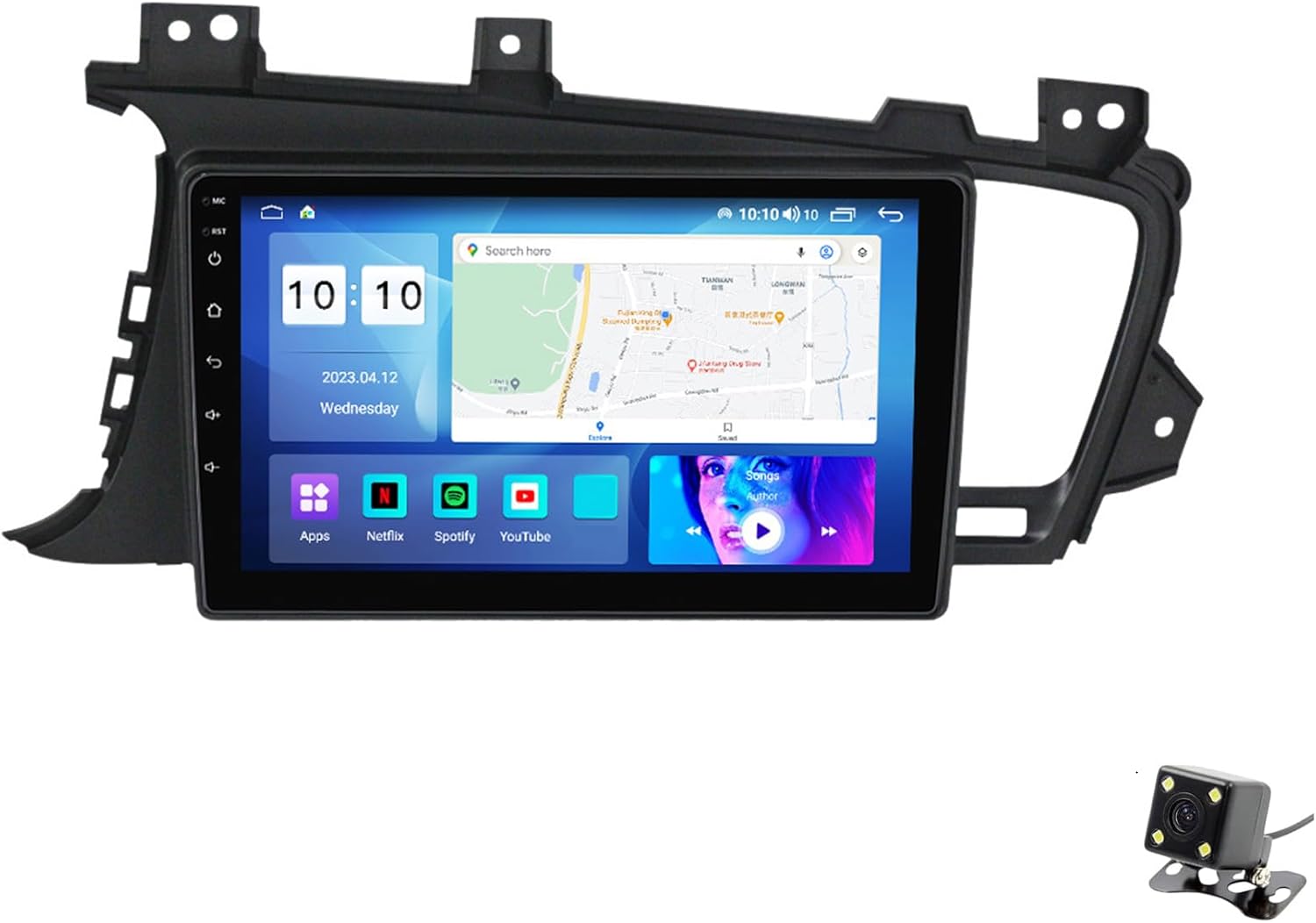 ADMLZQQ Double Din Car Stereo Multimedia with Bluetooth and 9