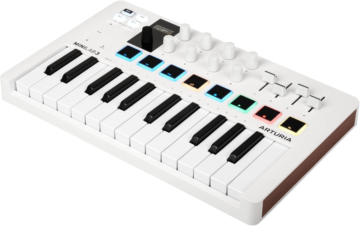 Arturia MiniLab 3 MIDI Controller & MiniFuse 2 Audio Interface Bundle - White