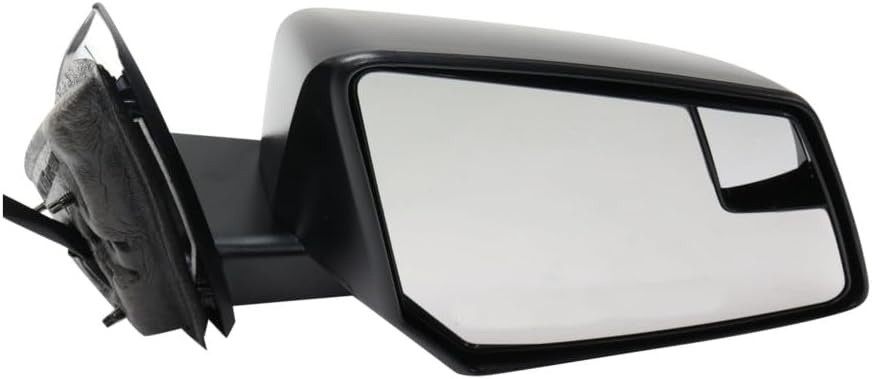 KarParts360 For GMC Acadia 2013 2014 2015 Door Mirror Passenger Side | Power | Non-Heated | Textured Black | Manual Folding | With Blind Spot Glass | Excluded Memory | For GM1321475 | 23130954