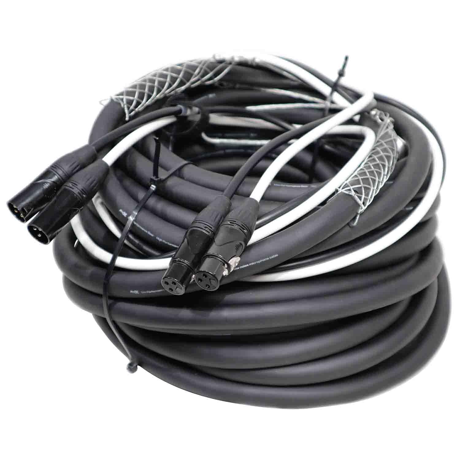 Prox XC-DXLR75 Balanced Dual XLR-M to Dual XLR-F High Performance Audio Cable - 75 Feet