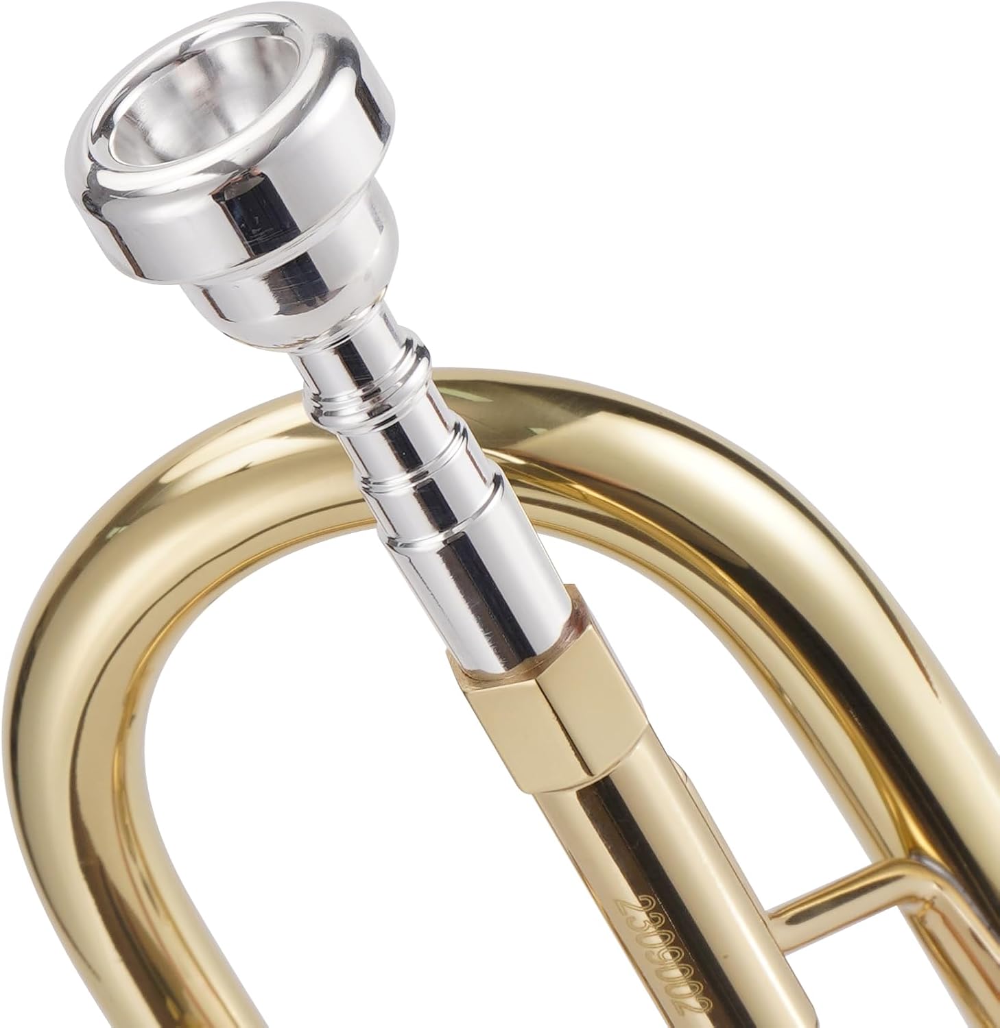 ZEFF Bb Standard Trumpet for Beginners,Trumpet for Student with Hard Case,7C Mouthpiece,Cleaning Cloth,Gloves,Brass Musical Instruments for beginners and Adults