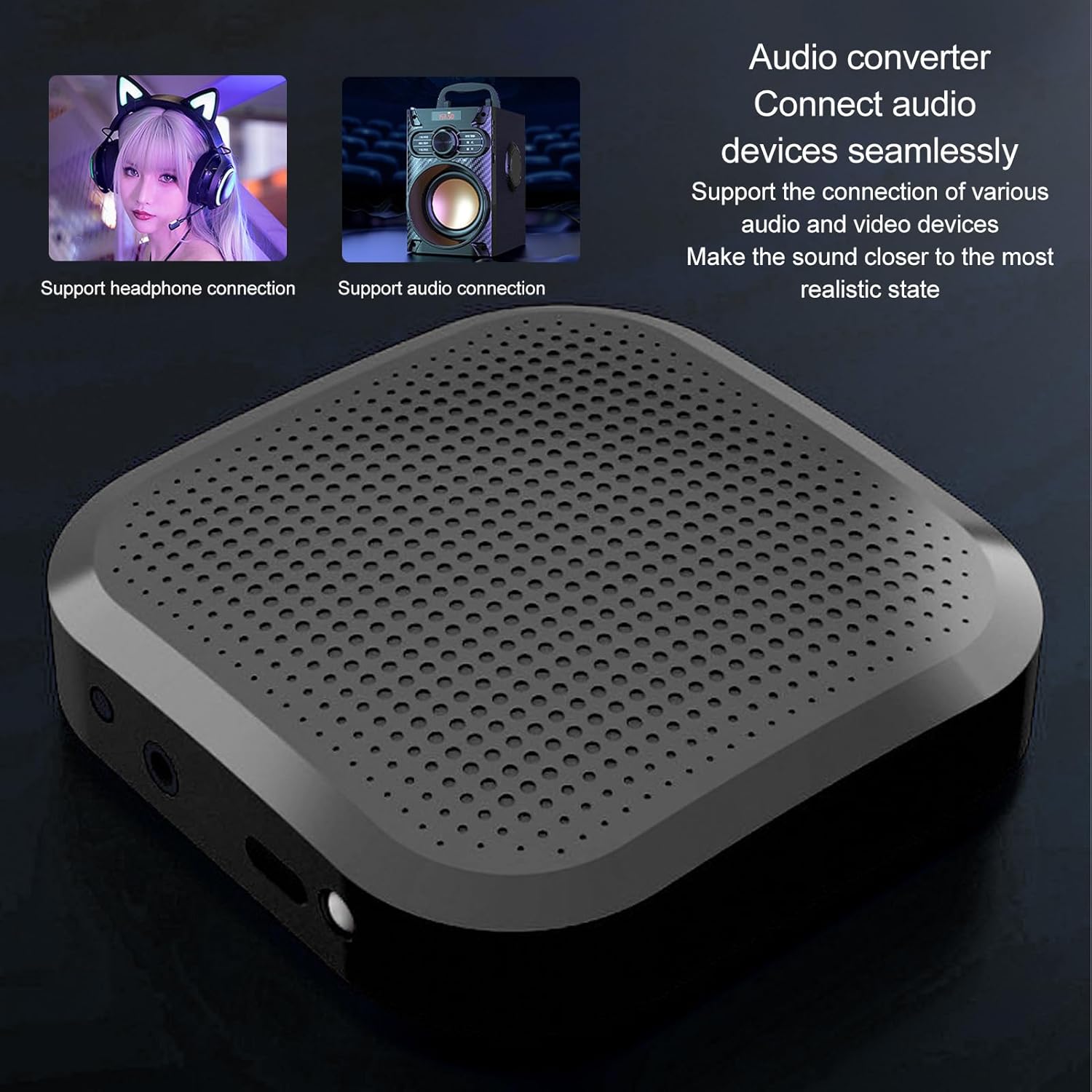 ciciglow Electric Air Drum Sticks Set, Portable Virtual Drumsticks Kit with Pedal, Audio Converter, 3D Motion Sensing Electronic Drums for Adults, Kids, Gift, ciciglowbsqe70819d