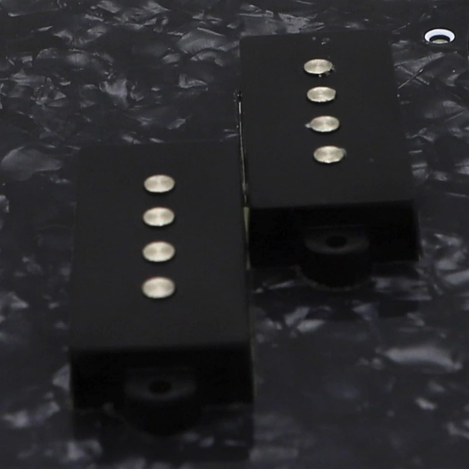 KESHUO Black Pearl PB P Bass 3 Ply Prewired Loaded Pickguard Pickup for Precision Bass Guitar Accessories Loaded Pickguard Pre-Wired