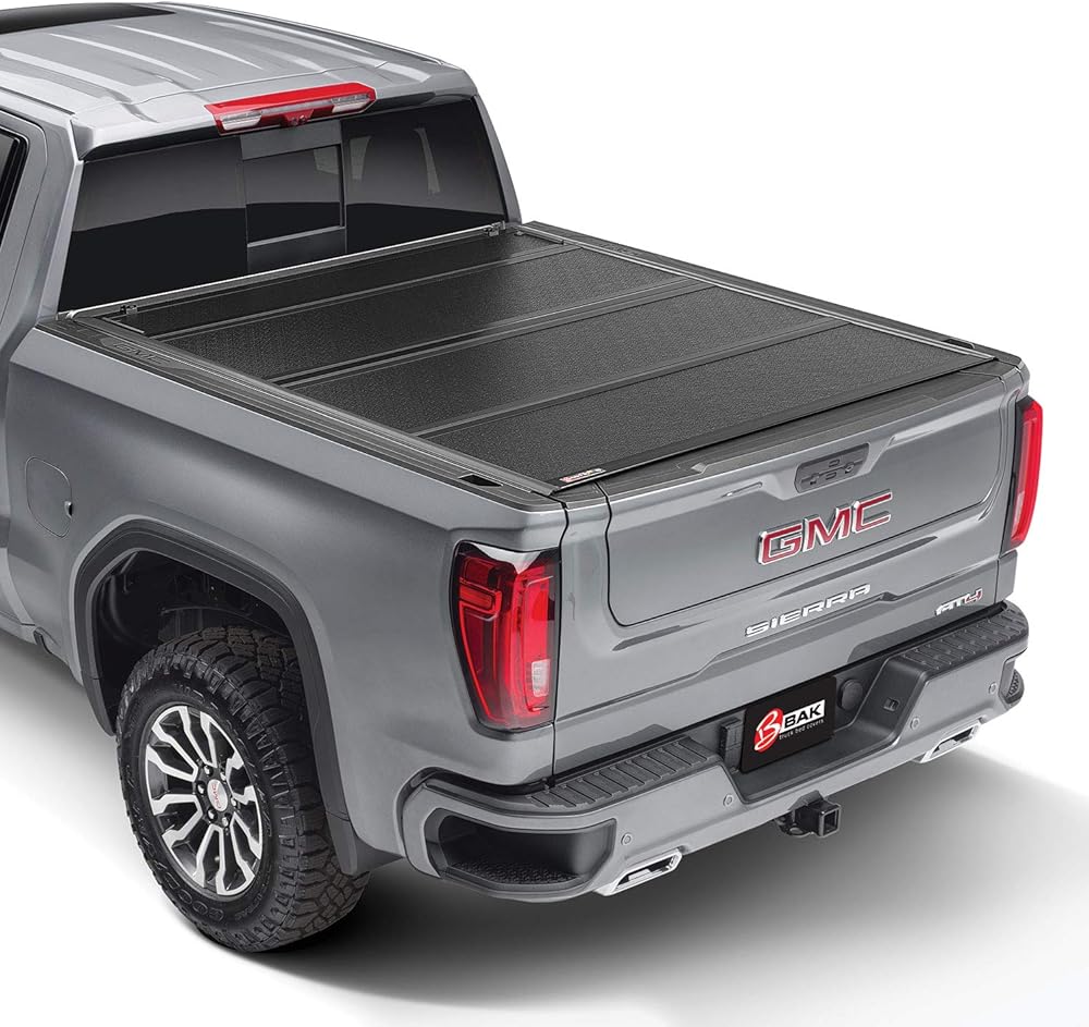 BAK BAKFlip F1 Hard Folding Truck Bed Tonneau Cover | 772102 | Fits 1988 - 2013 GM Silverado, Sierra & C/K 2014 HD, 2500, 3500 8' Bed (96