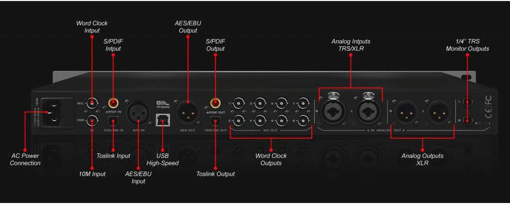 Antelope Audio Pure2 Dual High-End Mastering AD/DA Converter with Acoustically Focused Clocking (AFC) Technology, Portable USB DAC Architecture — Digital to Analog Audio Converter for PC & Windows/MAC