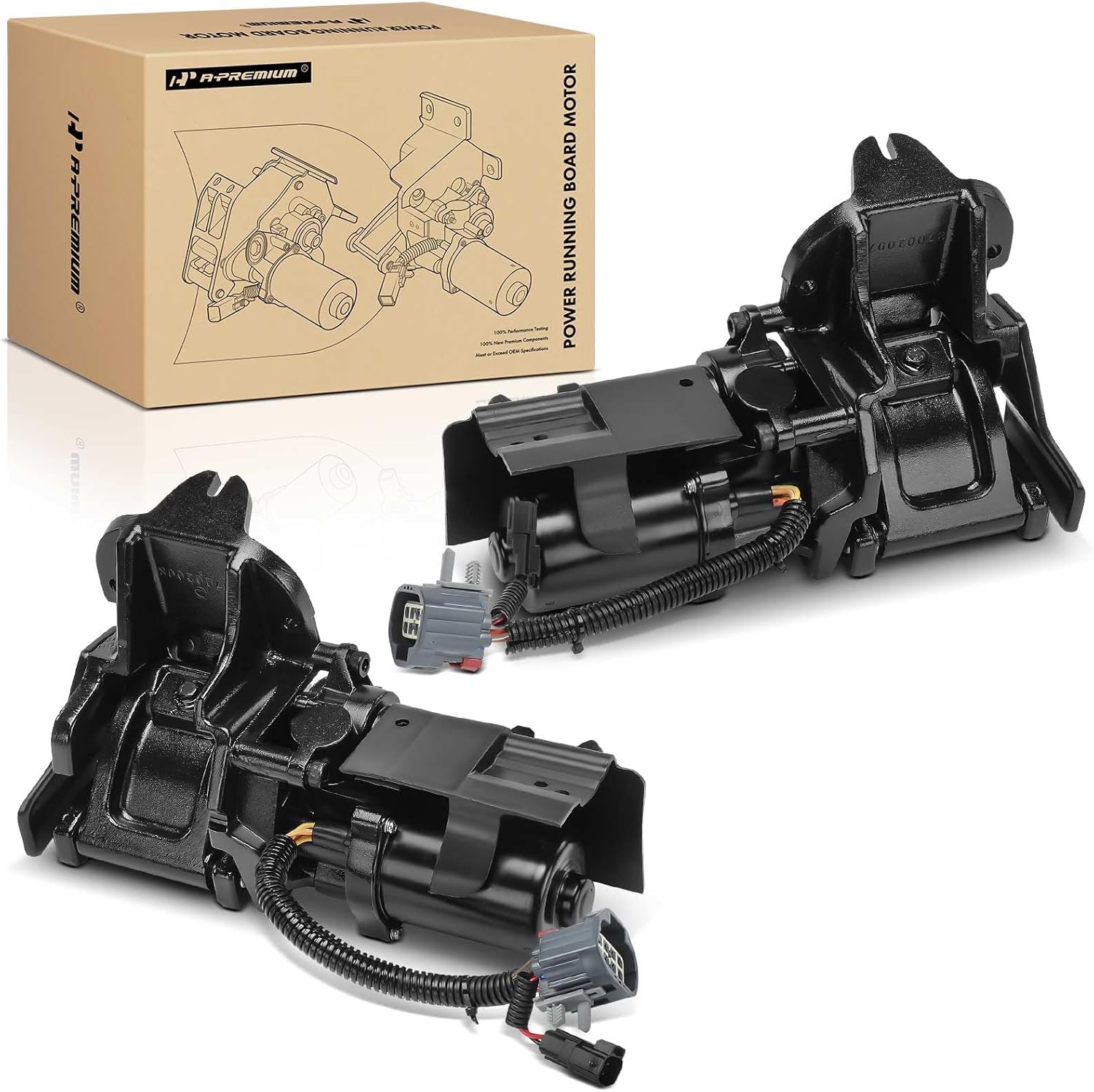 A-Premium Pair(2) Power Running Board Motor Assembly Compatible with GMC Yukon XL 2015-2020 & Chevrolet Suburban 2015-2020 & Cadillac Escalade ESV 2015-2020, Driver and Passenger Side