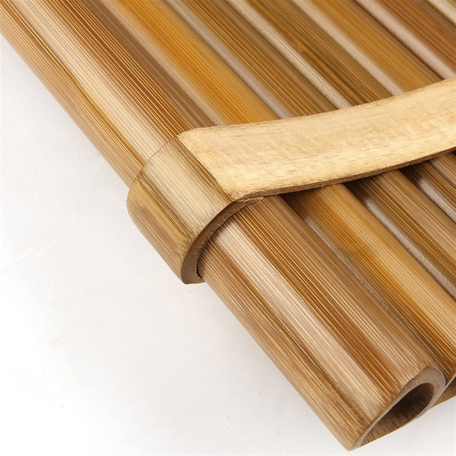 KESHUO Bamboo Light Weight 22 Pipes Handmade Music Instruments Woodwind Pan Flute Panpipes (Color : 22C Right Hand)