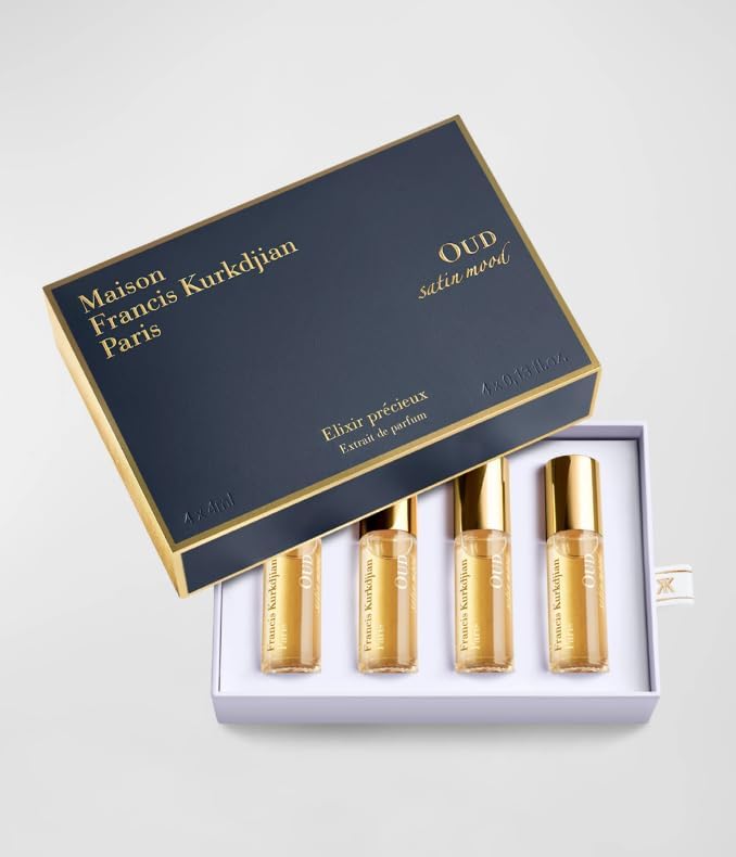 Maison Francis Kurkdjian Oud Satin Mood Precious Elixirs, 4 x 4 mL