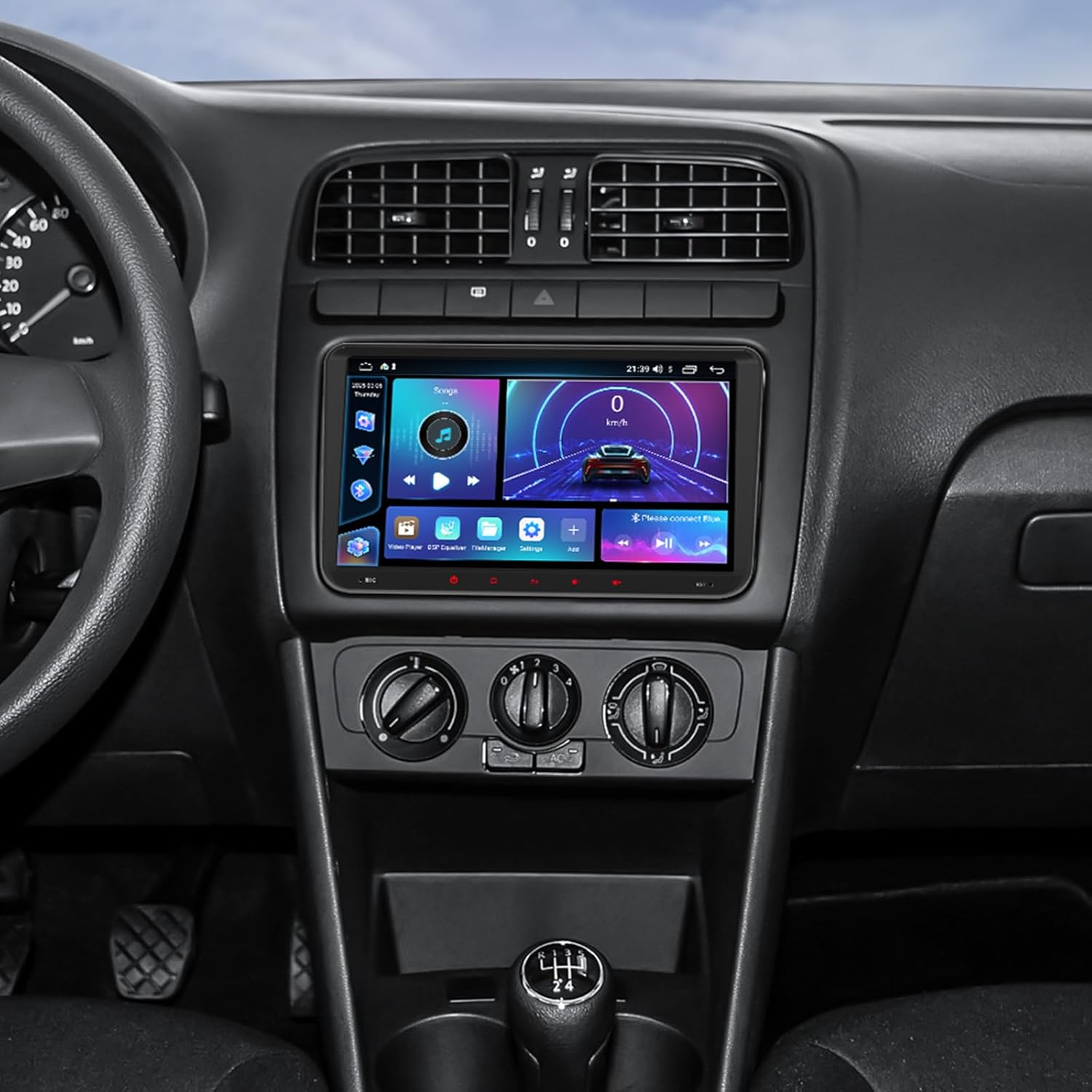 4G+64G Android Car Stereo for Volkswagen Golf/Jetta/SEAT/Skoda with Radio CarPlay, Support for Wireless Android Auto 9