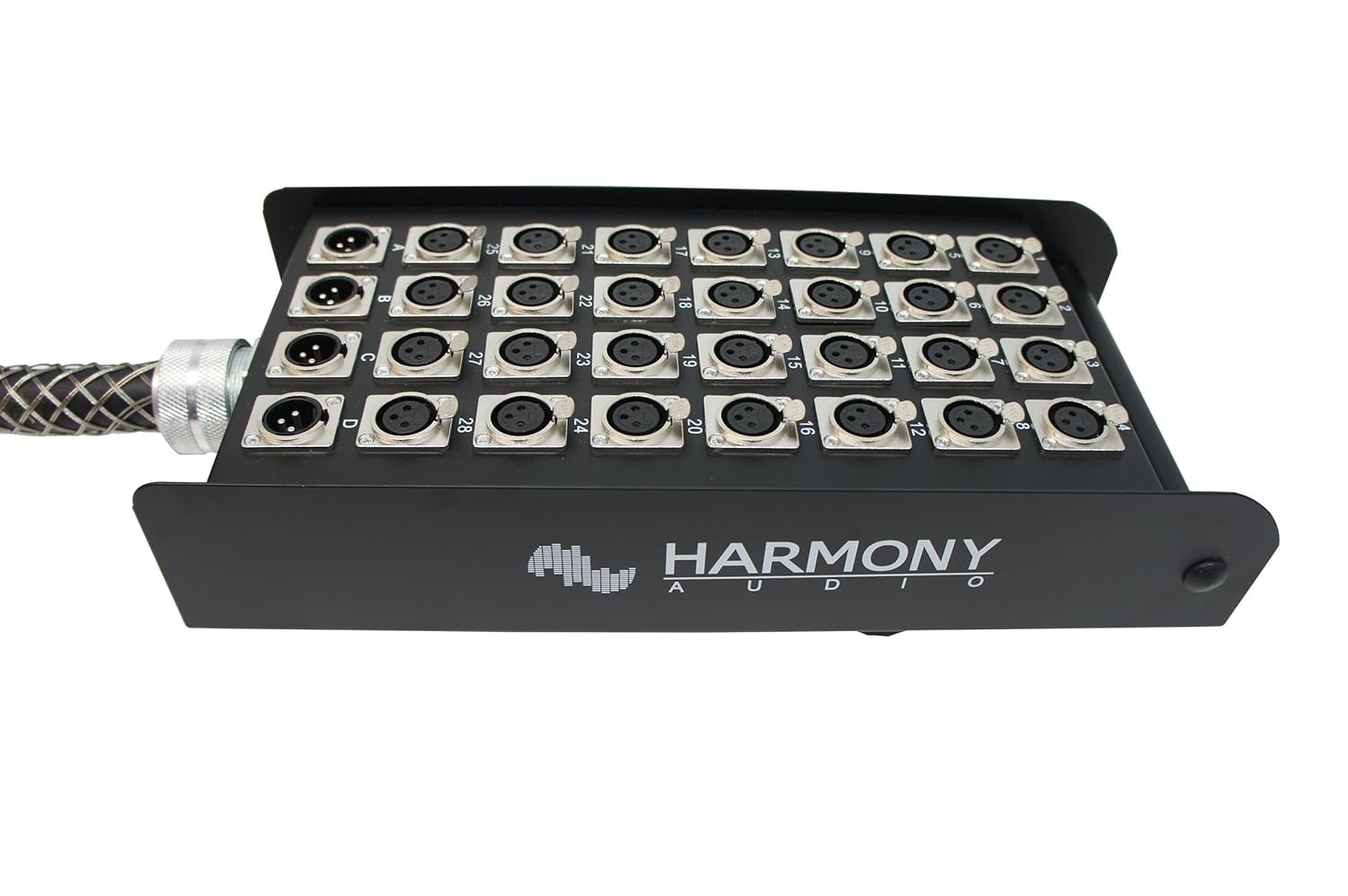 Harmony Audio HA-SB3250 Pro Stage XLR Snake Cable Box 32 Channel - 50 Feet (28 Send, 4 Returns)