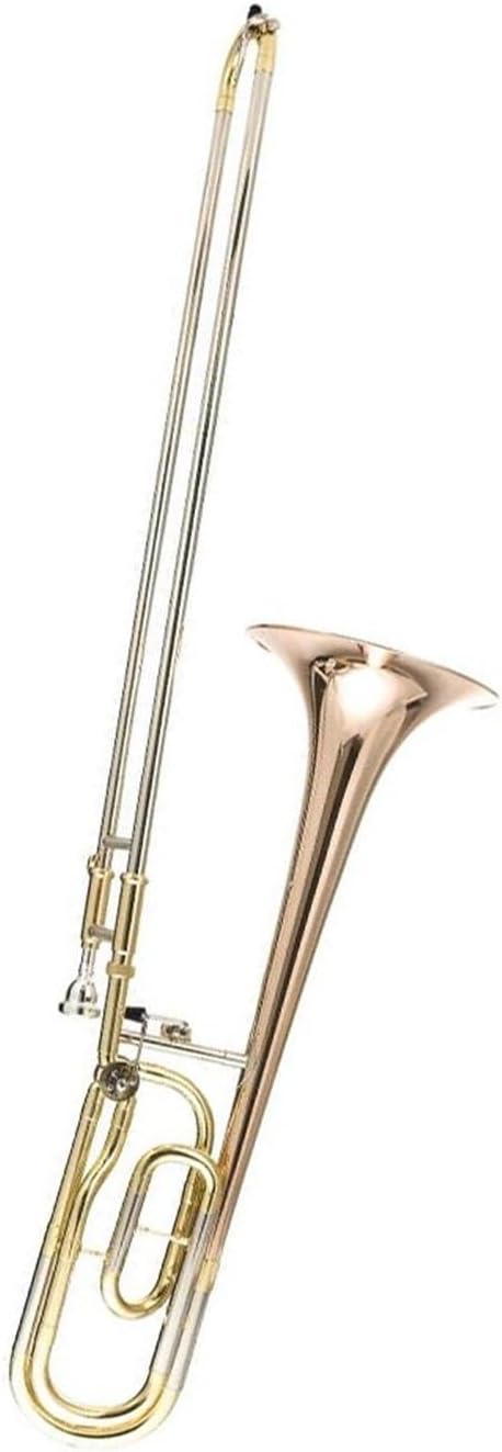 Adult Trombone Instrument Bb F Tenor Slide Trombone Phosphor Bronze Gold Lacquer Instrument
