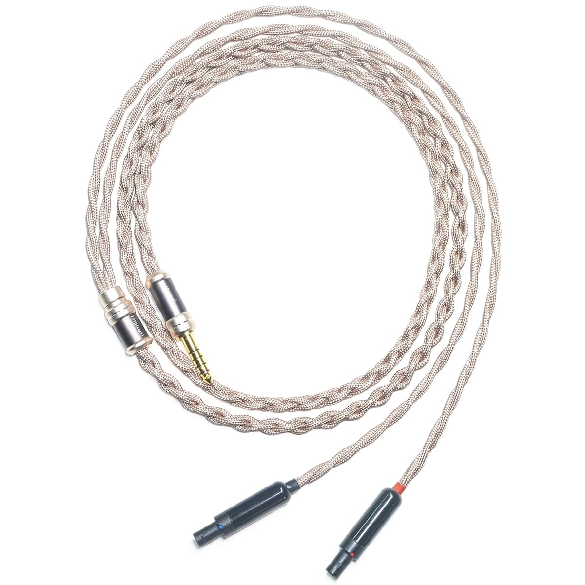 6N Single Crystal Copper Headphone Cable for Sennheiser HD 800 HD 800 S HD 820 4.4mm Balanced Hi-Fi Headphone Audio Upgrade Cable (4Pin XLR Plug)