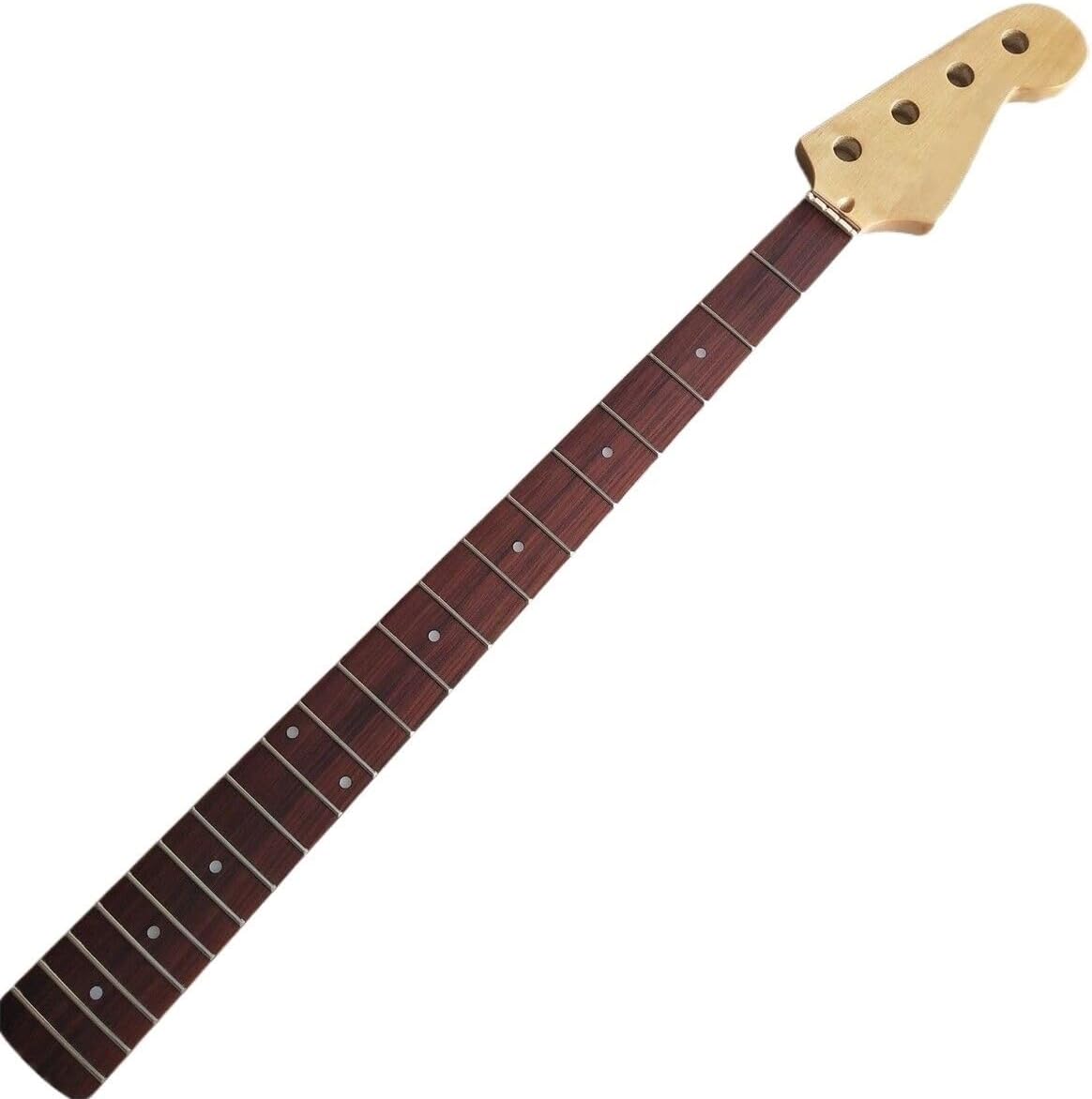 34 Inch JAZZ Bass Guitar Neck Maple 4 String 20 Fret Rosewood Fingerboard Inlay