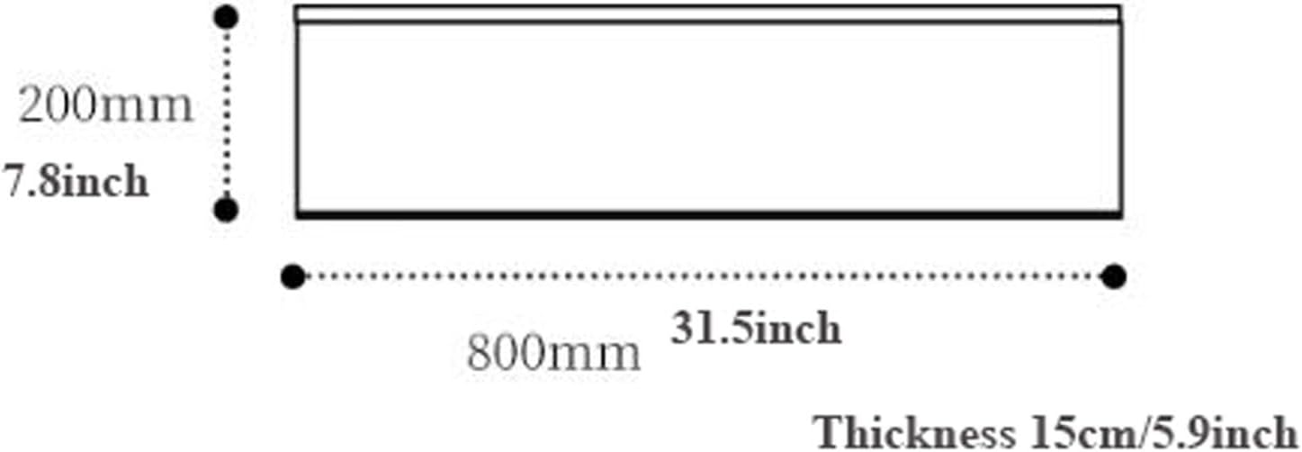 Floating Wall Shelves 2 PCS Metal Floating Wall Shelves 80cm/31.5inch, Shower Shelves Wall Mount Shelving with Screws, Book Floating Shelves for Wall Decorations Picture Frames Bathroom Kitchen Living