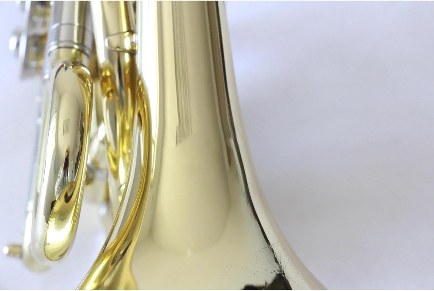 Brass French Horn 3-Key Single Piccolo French Horn For Beginners