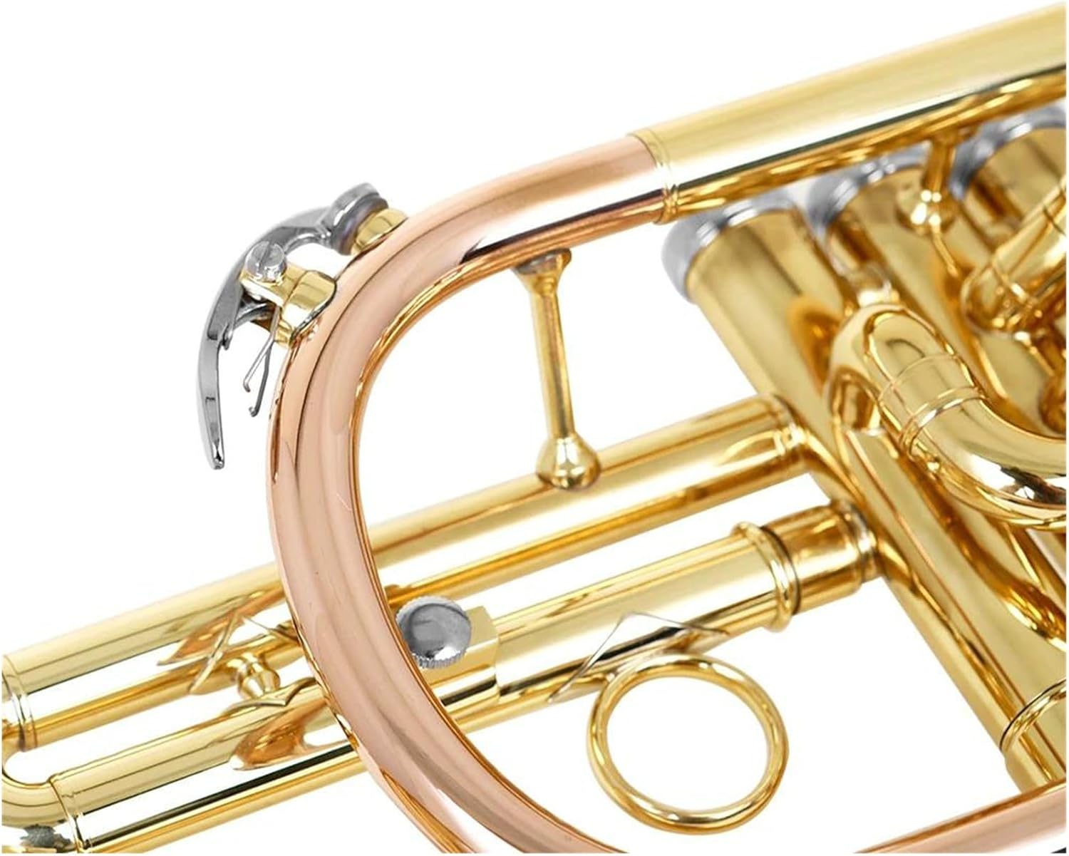 Professional B flat cornet brass instrument