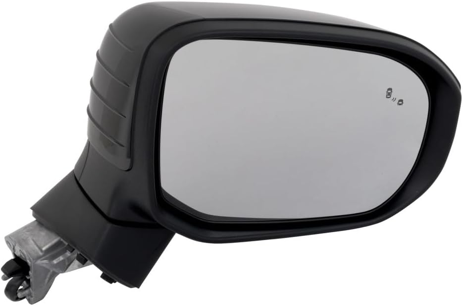 For Kia Telluride 2020 2021 2022 Door Mirror Passenger Side | Power | Power Folding | Heated | Paintable | With Blind Spot Detection | With Signal Light | EX Model | KI1321241 | 87620S9020