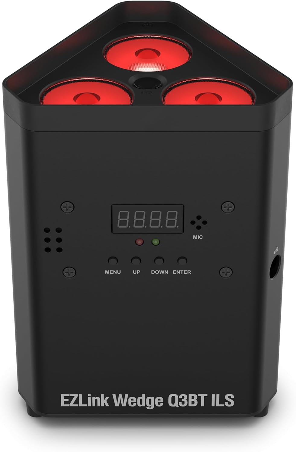 EZlink Wedge Q3BT ILS Battery-operated, quad-color (RGBA) LED wash light with built-in Bluetooth wireless Technology