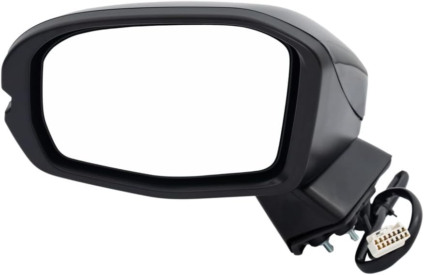 KarParts360 For Honda CR-V 2023 2024 2025 Door Mirror Driver Side | Paintable | Black | Power | Heated | In-housing Signal Light | With Blind Spot Detection In Glass | Manual Fold | HO1320361