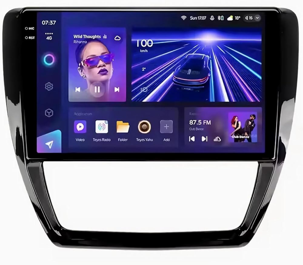 Omnitek Car Stereo CarPlay Head Unit for Volkswagen Jetta 6 Sagitar Bora 2011-2018 Android Auto Touch Screen Sat Navi Bluetooth WiFi MP5 Player