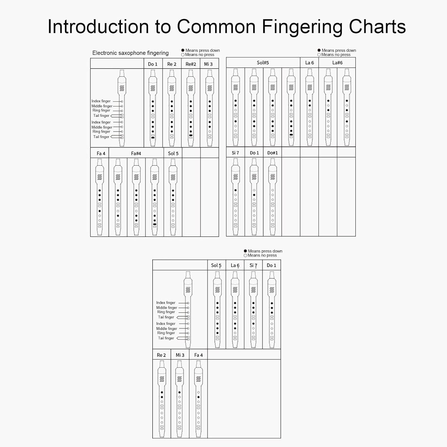 Asixxsix Digital Wind Instrument, Rechargeable Mini Electronic Wind Instrument Set with Removable Nozzle, Built in 10 Musical Instrument Tones, 12 Accompaniments, MIDI Connectivity (Black)