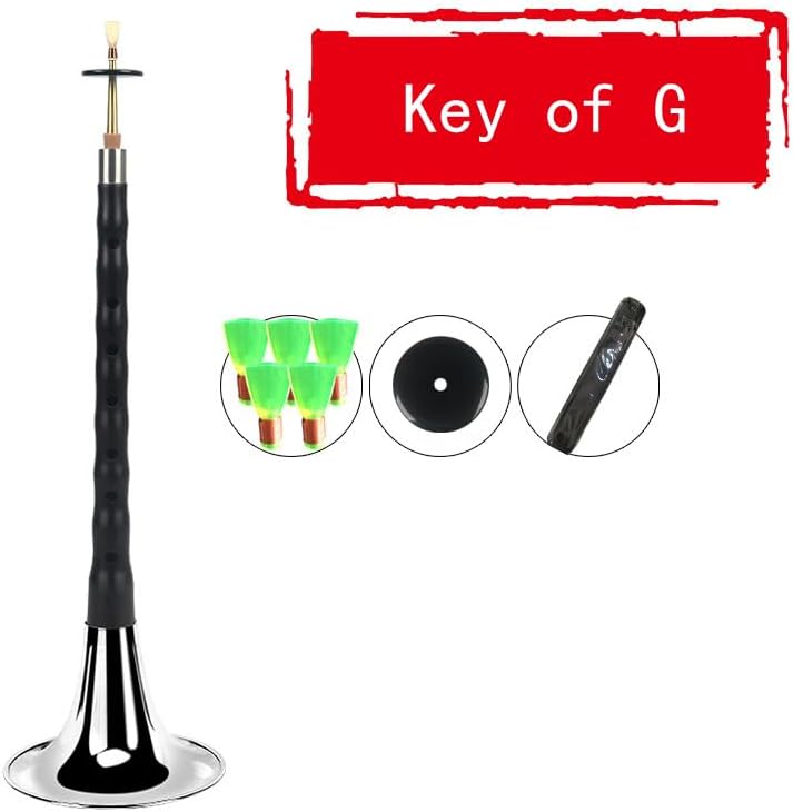 Black Sandalwood Wind Instrument Chinese Musical Instruments Suona for Beginners and Professional Suona (Key of G)