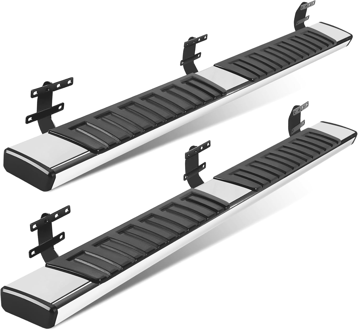 Running Boards Compatible with 2019-2025 Dodge Ram 1500 Crew Cab New Body Style Mirror Stainless Steel Side Steps Nerf Bars (Only for New Body Style