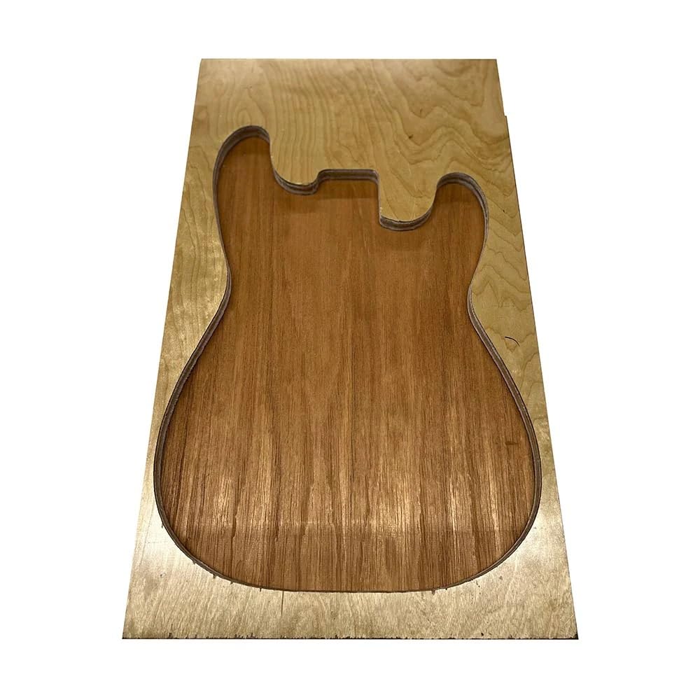 Exotic Wood Zone’s Spanish Cedar Semi Explorer Electric/Bass Musical Wood Body Blanks | Guitar Luthier Tonewood Suppliers | Glued Planed - 24