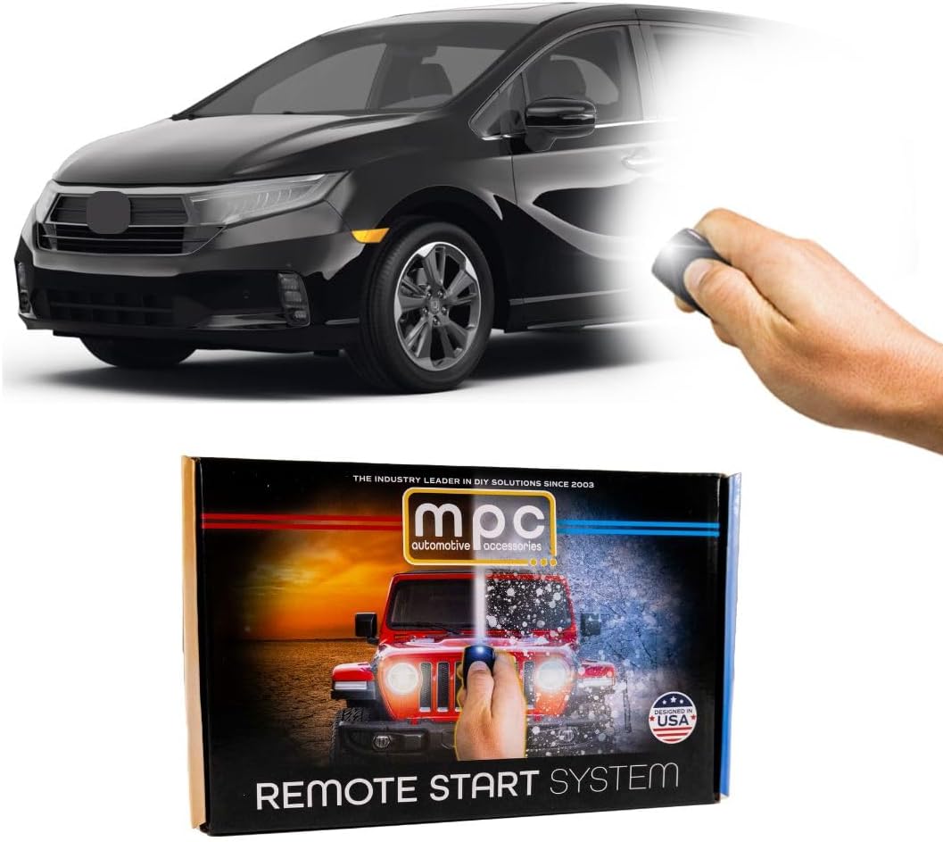 MPC Remote Starter Compatible with Honda Odyssey 2018-2023 |Push to Start| |Plug N Play| T-Harness - OEM Key Fob Activated - Premier USA Tech Support