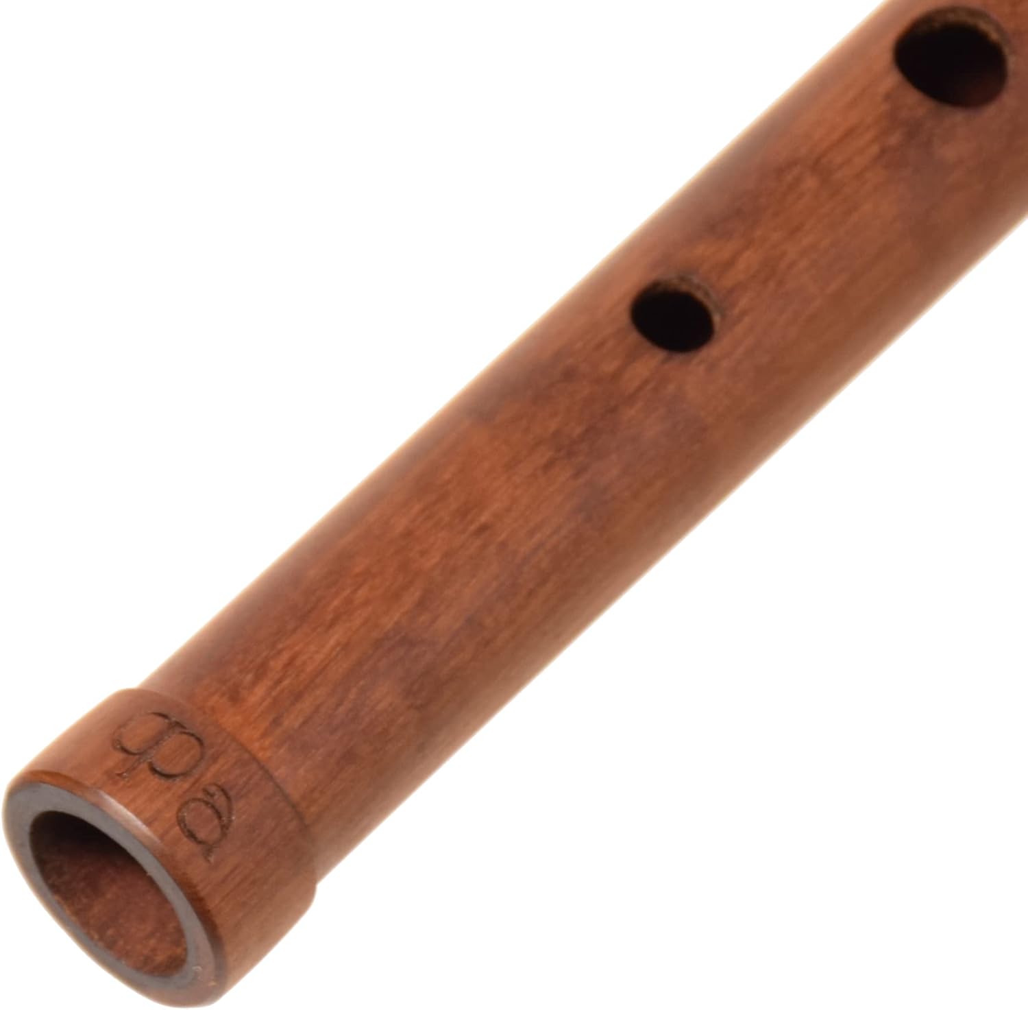 Wooden Whistle Key of F PFC-01 Great Sound Hand Carved Alto Version of the Ethnic Fipple Flute - Svirel Folk Wind Music Instrument Stabilized Wood Woodwind Handmade Brown