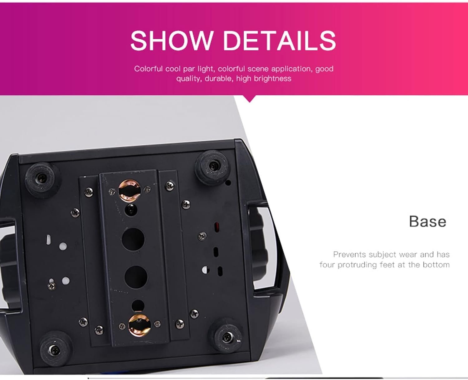 LED 4X25W Beam Moving Headlights with DMX512 Control Stage for DJ Disco Club Party Dance Wedding Bar Theater Pub Christmas (Size : EU Plug) (AU Plug)