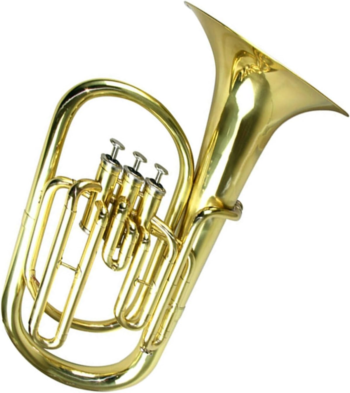 Tenor Horn Euphonium Brass Upright Keyboard Playing Practice Instrument Euphonium All-brass Instrument