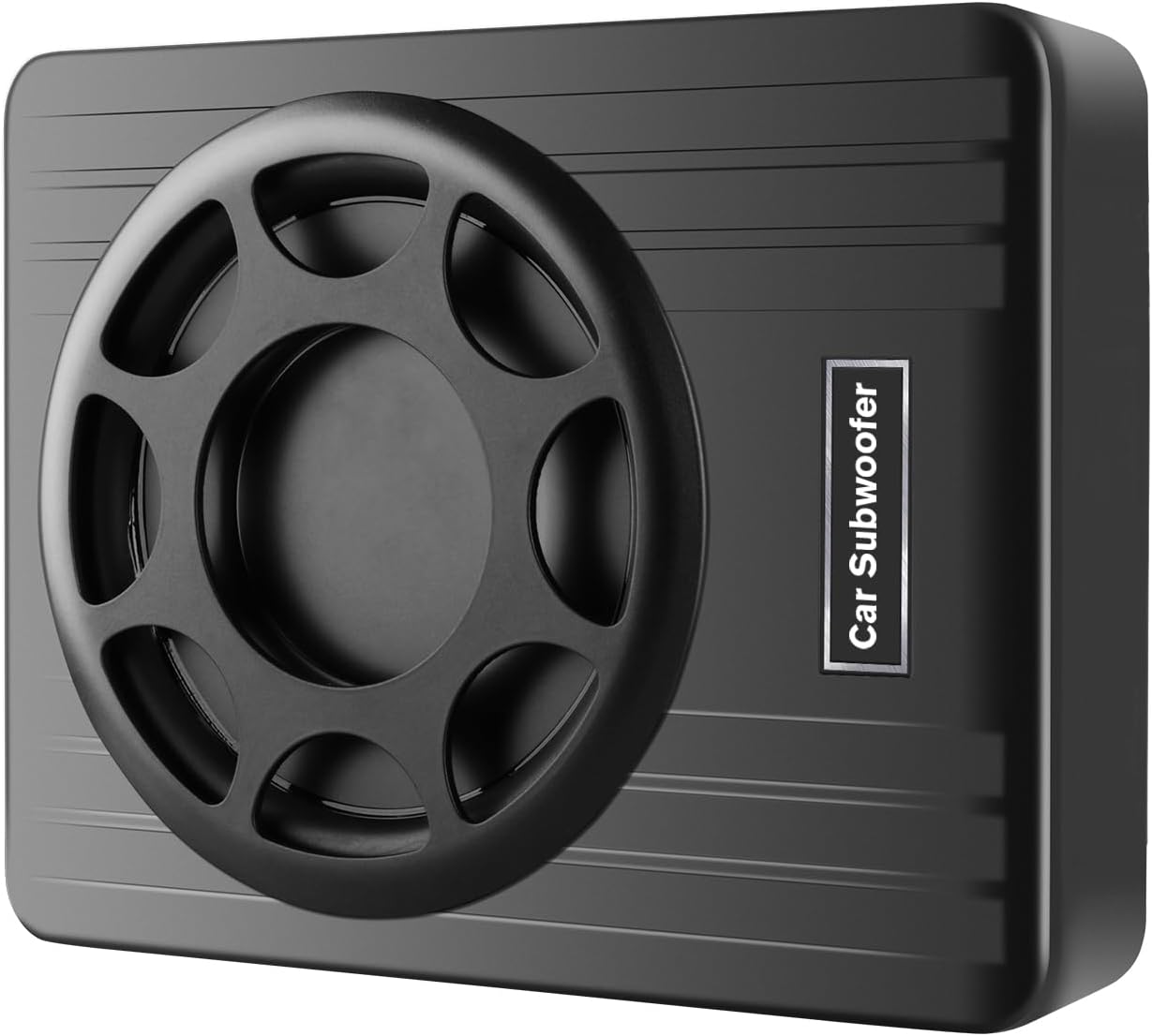 litillbuly 10 Inch 800W Car Subwoofer,Slim Under Seat Car Subwoofer Powered, High/Low Level Input, Car/Truck Car Audio Subwoofer Sub Built in Amplifier