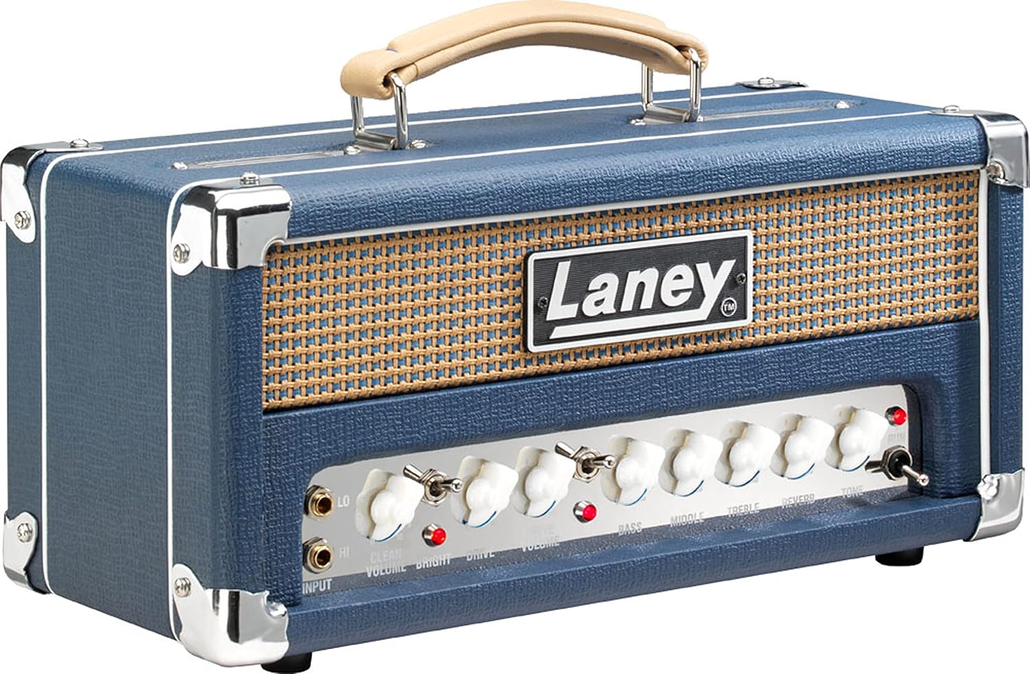 Laney Lionheart L5-Studio All Tube Head 5W Class A USB Interface, Blue