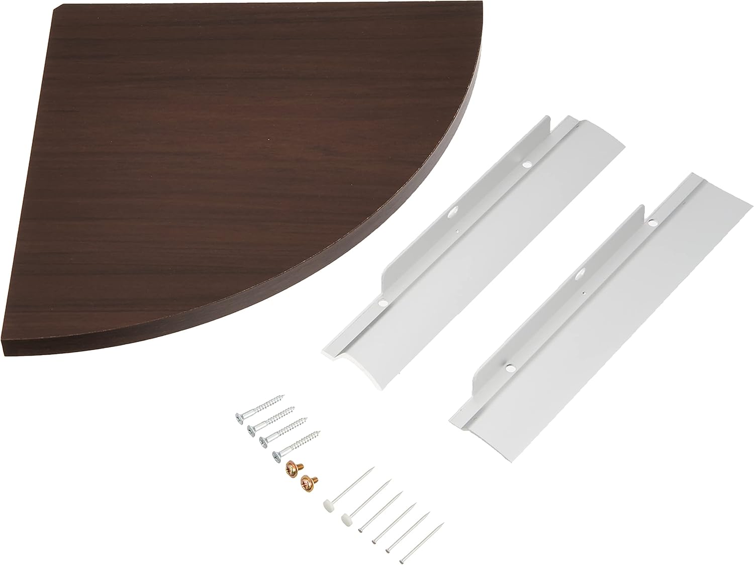 Berg MR-4133 Corner Shelf, Sepia, 8.7 inches (220 mm)