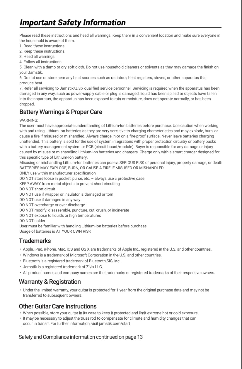 Jamstik Standard MIDI Guitar (Sunburst)