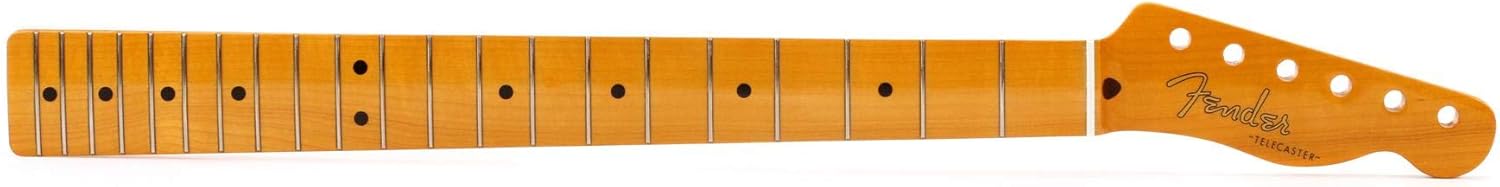 Fender Classic Series 50s Telecaster Neck, Vintage C, 21 Vintage Frets, Maple Fingerboard, with Lacquer Finish