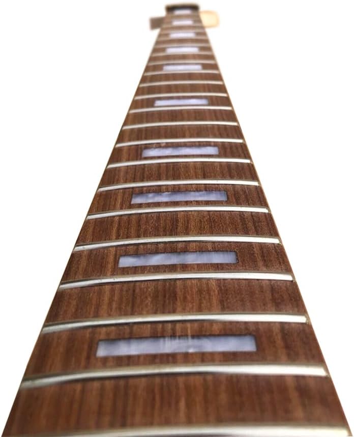 Bass guitar Neck Paddle head Short Scale 22 fret 30 inch for DIY Block Inlay Bolt on heel 42mm nut 65mm heel (22 Fret)