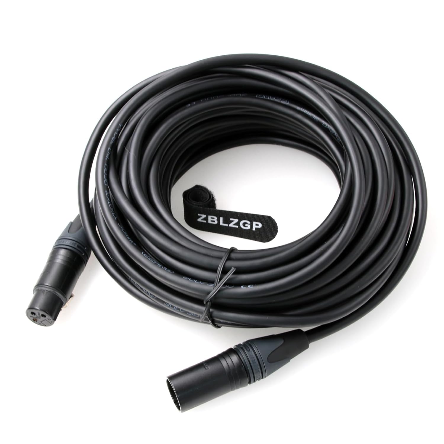 XLR 3 Pin Male to XLR 3 Pin Female Microphone Wire Extension Cable for Stage Lights DMX Signal Connection (Regular 3Pin XLR Cable, 15M/49.2FT)