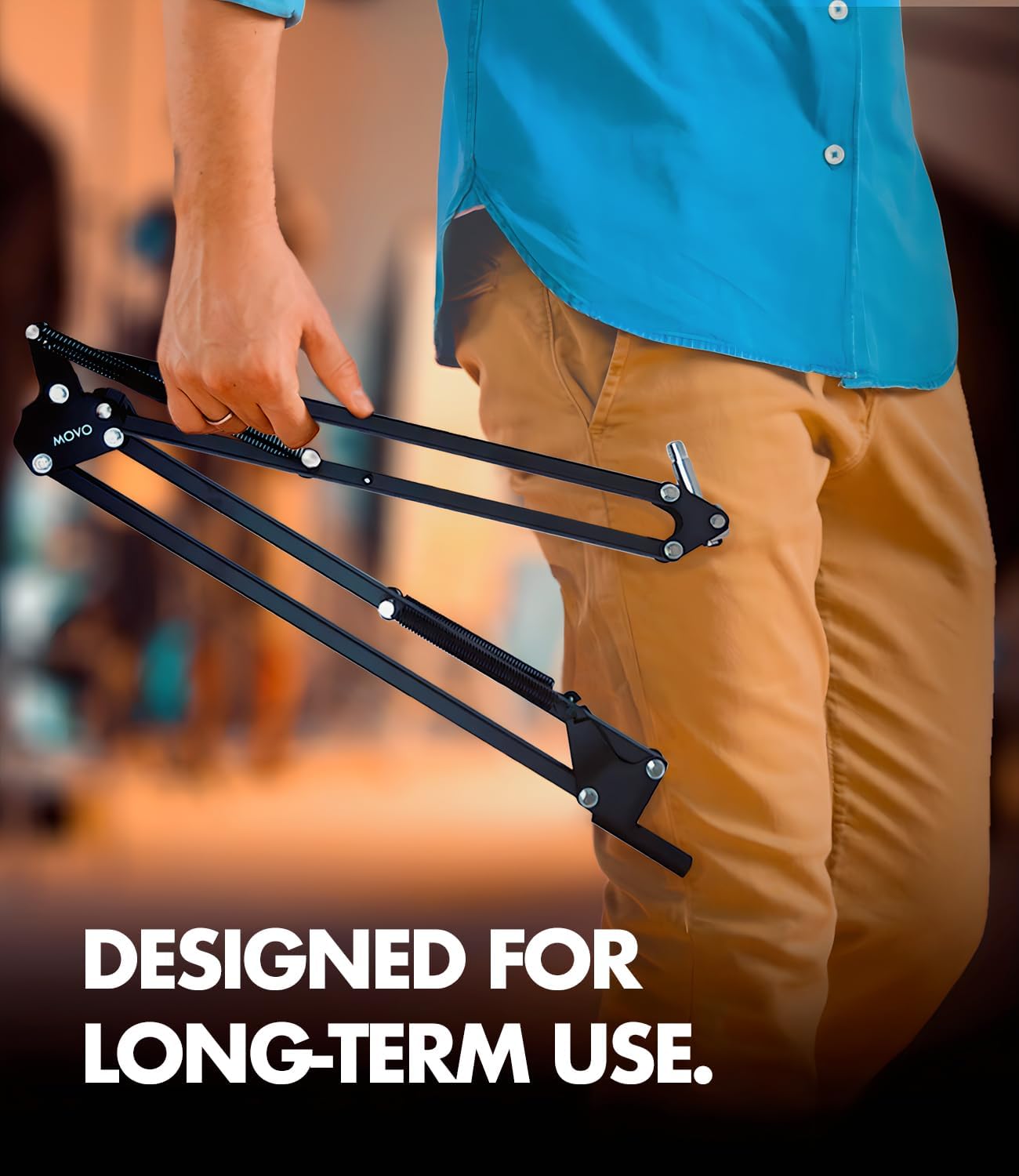 Movo Podcast Microphone Kit with CastMic Dynamic XLR Microphone with Boom Arm for Recording Vocals, PC, Gaming, Streaming, YouTube, and Musicians - Studio Cardioid Podcast Mic for Content Creators